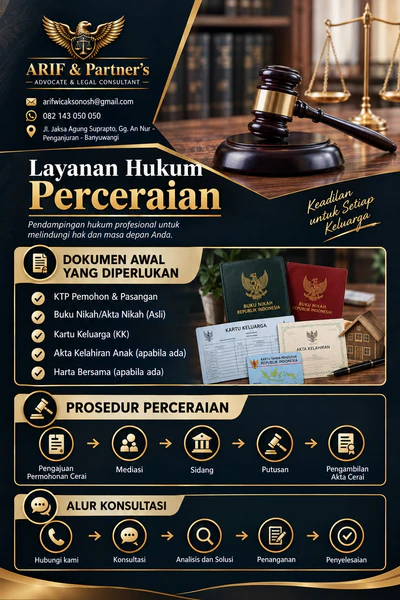 alur dan cara mengurus perceraian di pengadilan agama banyuwangi
